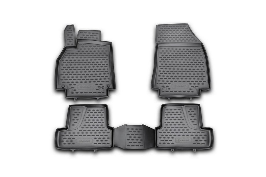 Renault Megane III 2009–2016 Rubberen vloermattenset voor interieur (4 stuks, Novline) Image