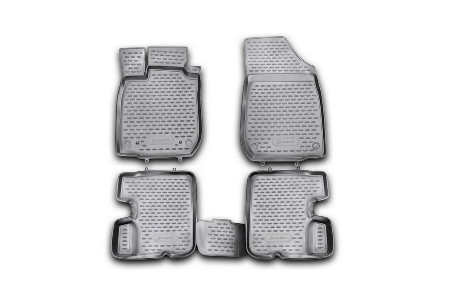 Renault Sandero 2007–2013 Rubberen vloermattenset voor interieur (4 stuks, Novline) Image