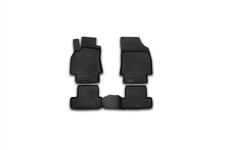 Renault Megane III 2009–2016 Rubberen vloermatten (set 4 stuks, Novline) Coupe Image