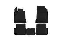 Renault Latitude 2010–2015 Rubberen vloermattenset voor interieur (4 stuks, Novline) foto 1