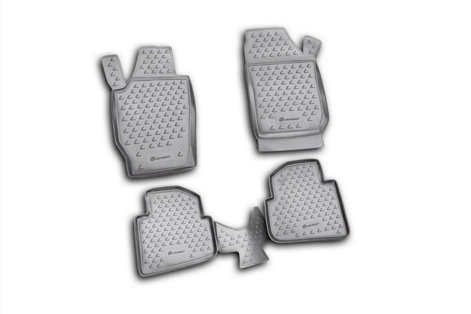 Skoda Roomster 2006–2015 Rubberen vloermattenset voor interieur (4 stuks, Novline) Foto 1