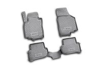 Skoda Yeti 2009–2017 Rubberen vloermattenset voor interieur (4 stuks, Novline) foto 1