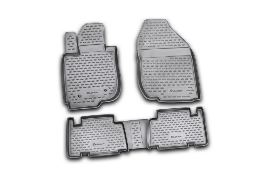 Toyota Rav 4 2006–2013 (2006-2010) Rubberen vloermatten voor het interieur (4 stuks, Novline) Image