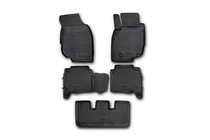Toyota Fortuner 2006–2015 (2013-2017) Rubberen vloermatten interieur (5 stuks, Novline) links gestuurd foto 1