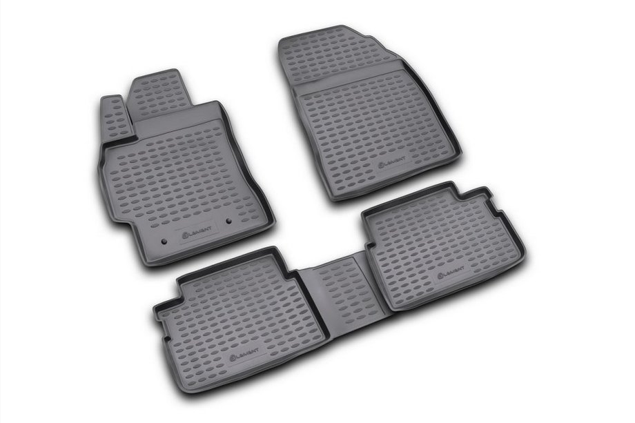 Toyota Auris 2007–2012 Rubberen vloermattenset voor interieur (4 stuks, Novline) Image