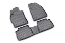 Toyota Auris 2007–2012 Rubberen vloermattenset voor interieur (4 stuks, Novline) foto 1