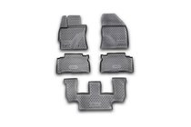 Toyota Verso 2009–2018 (2009-2013) Rubberen vloermatten voor het interieur (3 rijen) (5 stuks, Novline) Variant 1 foto 1