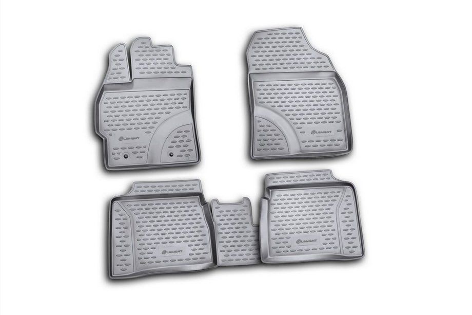 Toyota Prius 2009–2015 (2009↗) Rubberen vloermatten voor het interieur (4 stuks, Novline) Foto 1