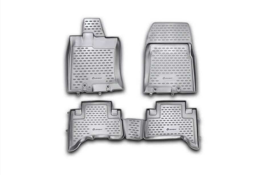Toyota FJ Cruiser 2006–2022 Rubberen vloermattenset voor interieur (4 stuks, Novline) Image