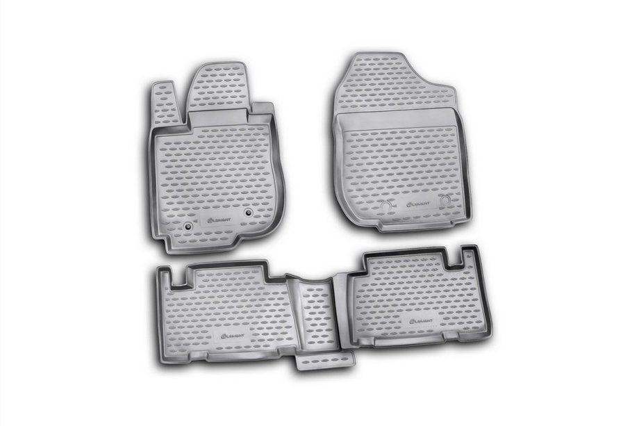Toyota Rav 4 2006–2013 (2010↗) Rubberen vloermatten voor het interieur (4 stuks, Novline) Image