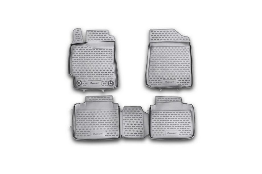 Toyota Camry 2011–2017 Rubberen vloermattenset voor interieur (4 stuks, Novline) 2.5 L / 3.5 L Image