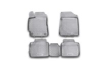 Toyota Camry 2011–2017 Rubberen vloermattenset voor interieur (4 stuks, Novline) 2.5 L / 3.5 L foto 1