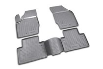 Volvo XC90 2002–2014 Rubberen vloermattenset voor interieur (4 stuks, Novline) foto 1