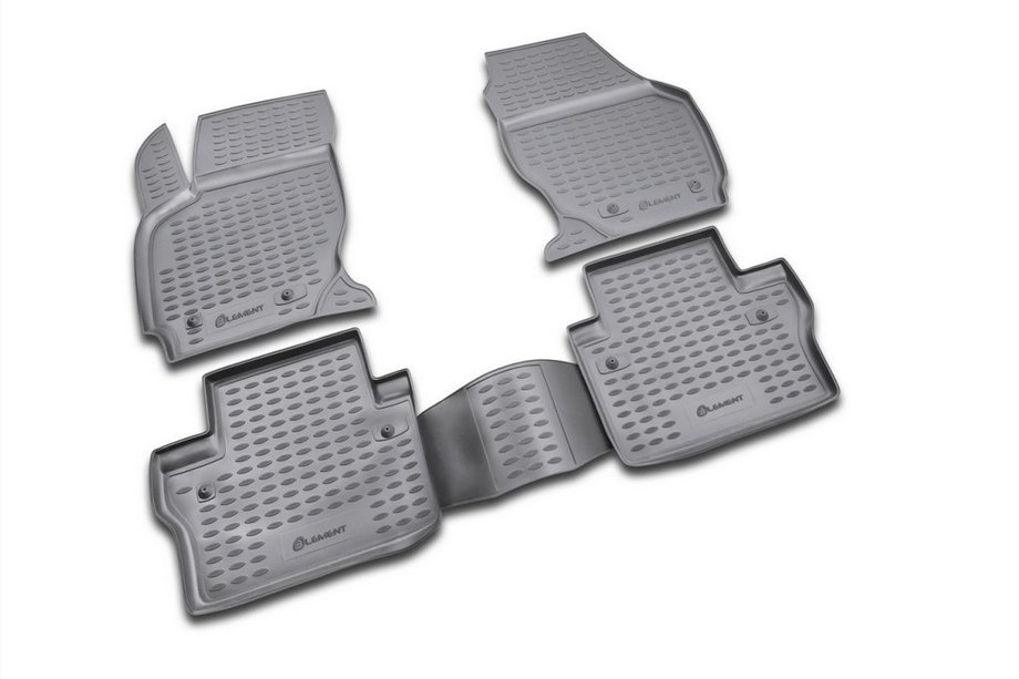 Volvo S80 2006–2016 Rubberen vloermattenset voor interieur (4 stuks, Novline) Image