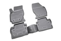 Volvo XC70 2007–2013 Rubberen vloermattenset voor interieur (4 stuks, Novline) foto 1