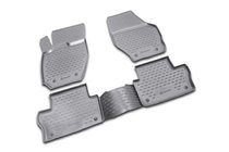 Volvo XC60 2009–2017 Rubberen vloermattenset voor interieur (4 stuks, Novline) foto 1