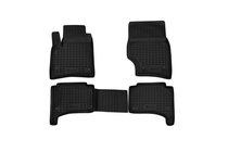 Volkswagen Touareg 2002–2010 Rubberen vloermattenset voor interieur (4 stuks, Novline) foto 1