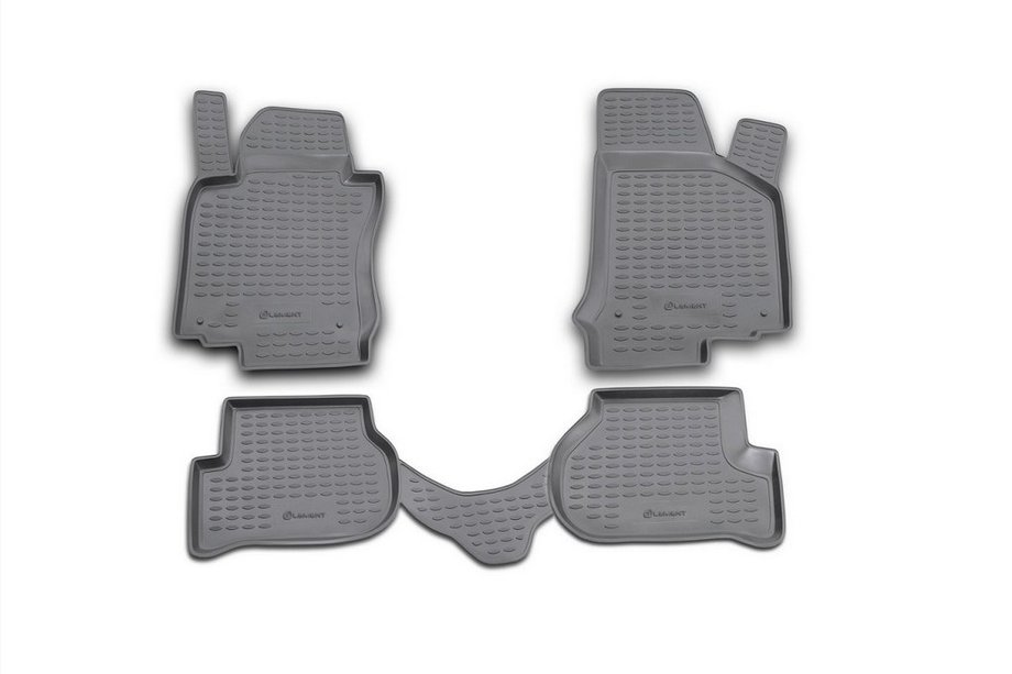 Volkswagen Golf 5 2003–2009 Rubberen vloermattenset voor interieur (4 stuks, Novline) Image