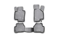 Volkswagen Passat B6 2006–2012 Rubberen vloermattenset voor interieur (4 stuks, Novline) foto 1