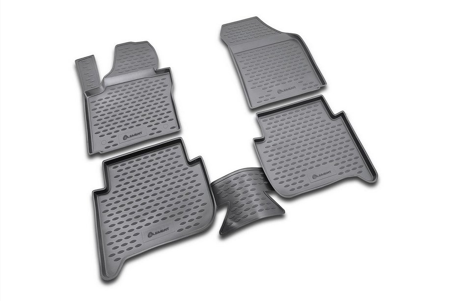 Volkswagen Touran 2010–2015 Rubberen automatten voor interieur (4 stuks, Novline) 5 zitplaatsen Image