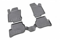 Volkswagen Jetta 2006–2011 Rubberen vloermattenset voor interieur (4 stuks, Novline) foto 1