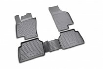 Volkswagen Tiguan 2007–2016 Rubberen vloermattenset voor interieur (4 stuks, Novline) foto 1