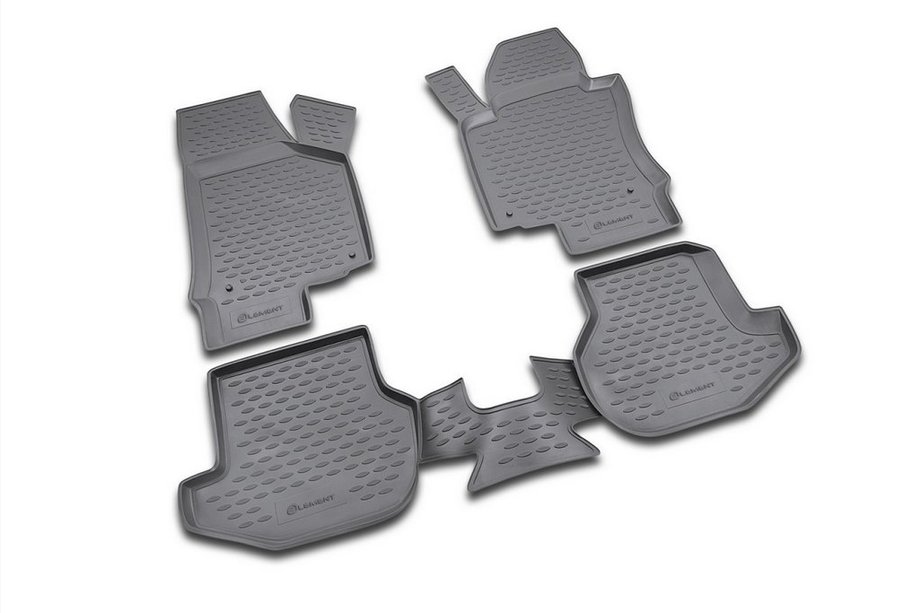 Volkswagen EOS 2006–2011 Rubberen vloermattenset voor interieur (4 stuks, Novline) Image