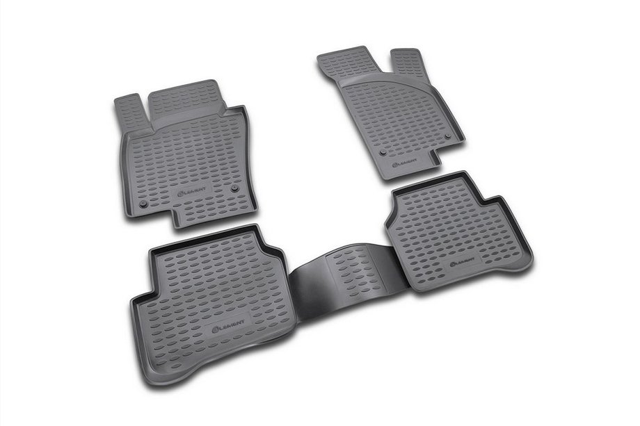 Volkswagen Passat CC 2008–2017 Rubberen vloermattenset voor interieur (4 stuks, Novline) Image