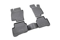 Volkswagen Passat CC 2008–2017 Rubberen vloermattenset voor interieur (4 stuks, Novline) foto 1