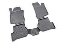 Volkswagen Golf 6 2008–2014 Rubberen vloermattenset voor interieur (4 stuks, Novline) foto 1