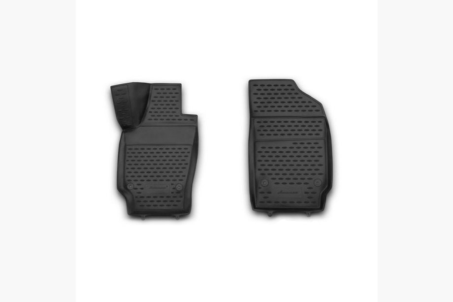 Volkswagen Polo 2010–2017 Rubberen automatten (voor) voor het interieur (2 stuks, Novline) HB Image