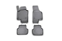 Volkswagen Jetta 2011–2018 Rubberen vloermattenset voor interieur (4 stuks, Novline) foto 1