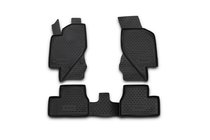 Lada Kalina 2004–2011 Rubberen vloermattenset voor interieur (4 stuks, Novline) foto 1