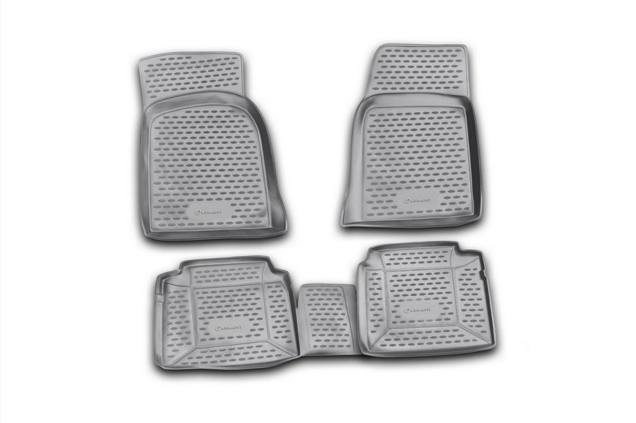 VAZ 2105 1980–2010 Rubberen vloermattenset voor interieur (4 stuks, Novline) Image