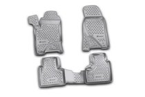 Chevrolet Niva 1998–2020 (2009↗) Rubberen vloermatten voor het interieur (4 stuks, Novline) foto 1