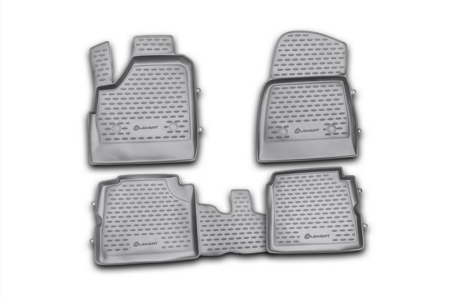 Lada Niva en Urban 1977– (2131) Rubberen automatten voor interieur (4 stuks, Novline) 4x4 5D Image