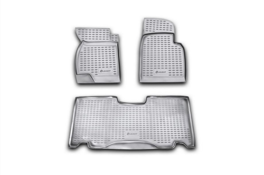 UAZ 3151 1985–2003 (Patriot) Rubber automatten voor het interieur (Classic/Comfort) (3 stuks, Novline) 2005-2014 Foto 1