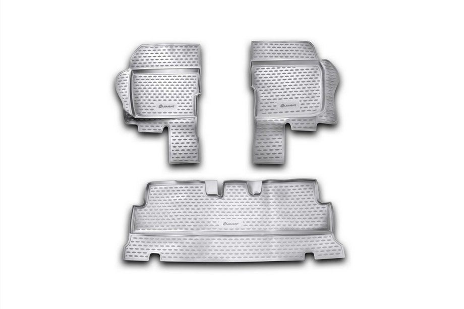UAZ 3151 1985–2003 (Hunter) Rubberen vloermatten voor het interieur (3-delig, Novline) Image