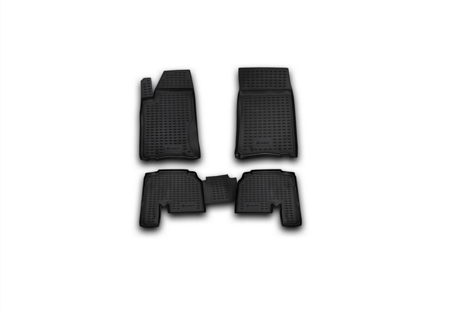 SsangYong Action 2005–2018 (2006↗) Rubberen vloermatten voor het interieur (4 stuks, Novline) Image