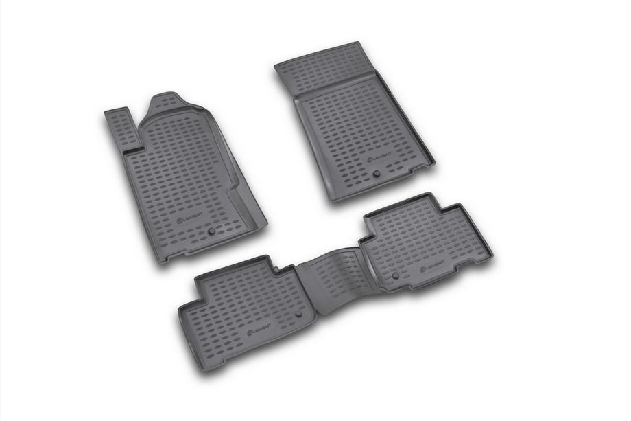 SsangYong Rexton I 2001–2017 Rubberen vloermatten voor het interieur (4 stuks, Novline) Variant 2 Image