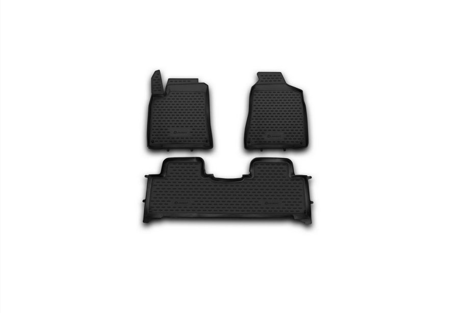 SsangYong Action 2005–2018 (2010↗) Rubberen vloermatten voor interieur (3 stuks, Novline) New Image