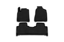 SsangYong Action 2005–2018 (2013↗) Rubberen vloermatten voor interieur (3 stuks, Novline) foto 1