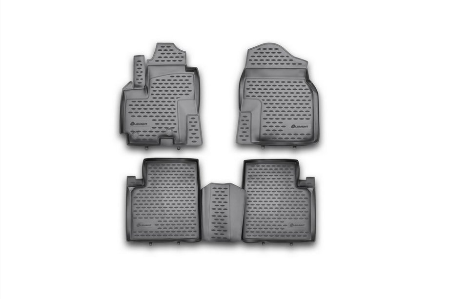 Lifan X60 2011– Rubberen vloermattenset voor interieur (4 stuks, Novline) Image