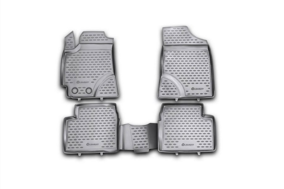 Geely Emgrand EC7 2009– Rubberen vloermattenset voor interieur (4 stuks, Novline) Image