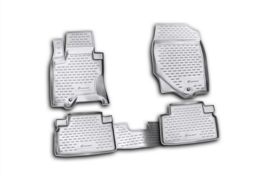 Infiniti FX 2003–2008 (2009-2012) Rubber vloermatten voor interieur (4 stuks, Novline) Image