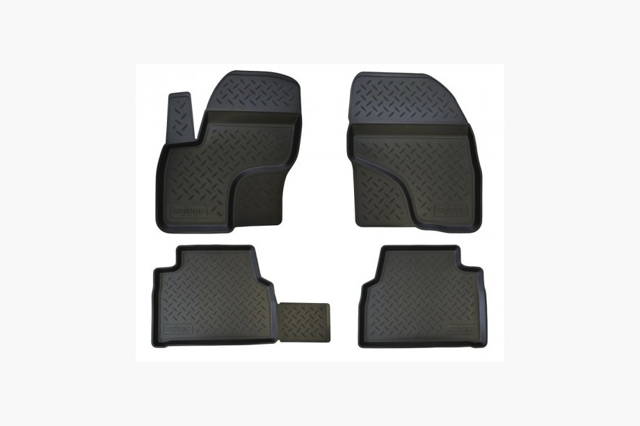 Ford Kuga 2008–2013 Rubberen vloermattenset voor interieur (4 stuks, Novline) Image