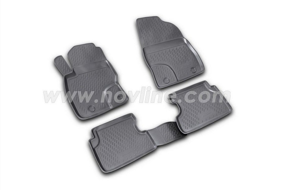 Ford Focus II 2005–2008 Rubberen vloermatten voor het interieur (4 stuks, Novline) Variant 1 Image