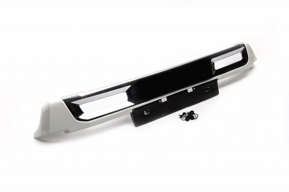 Toyota Land Cruiser Prado 150 2009–2023 Voorbumper lip met verlichting (2017-) Foto 1