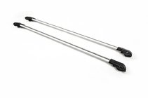 Fiat Panda 2003–2011 Afsluitbare dwarsdragers voor dakrails (2 stuks) Grijs foto 1