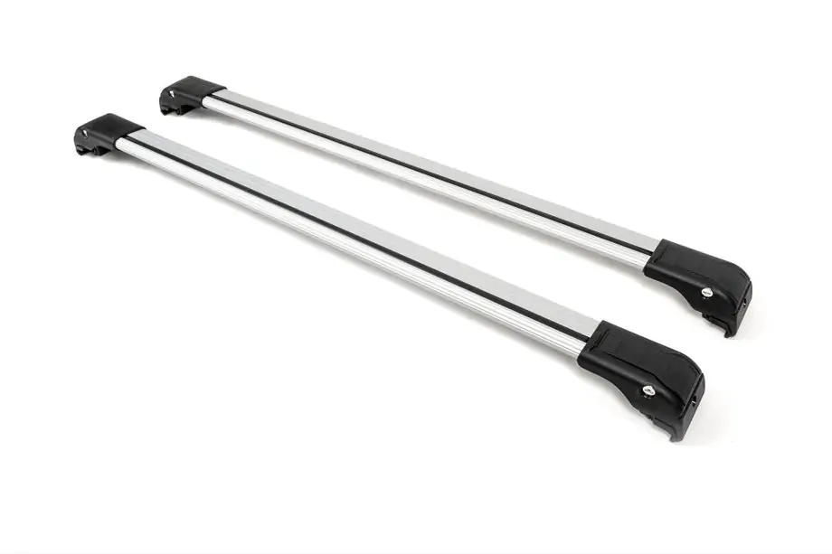 Kia Sorento II XM 2009–2014 Dwarsdragers voor geïntegreerde dakrails, afsluitbaar met sleutel (2 stuks) Image